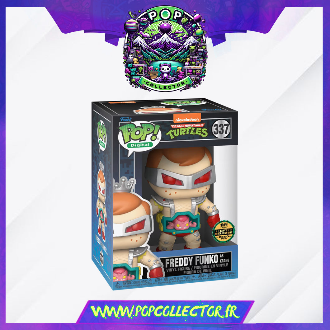 Funko Pop NFT TMNT Ninja Turtles - 337 Freddy Funko As Krang - 2500 Pieces