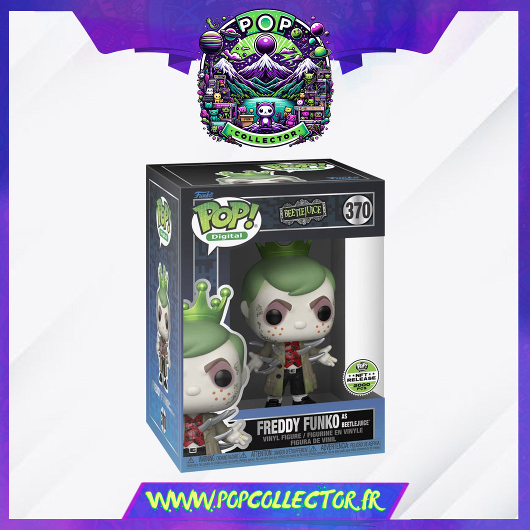 Funko Pop NFT Beetlejuice - 370 Freddy Funko As Beetlejuice - 2000 Pieces