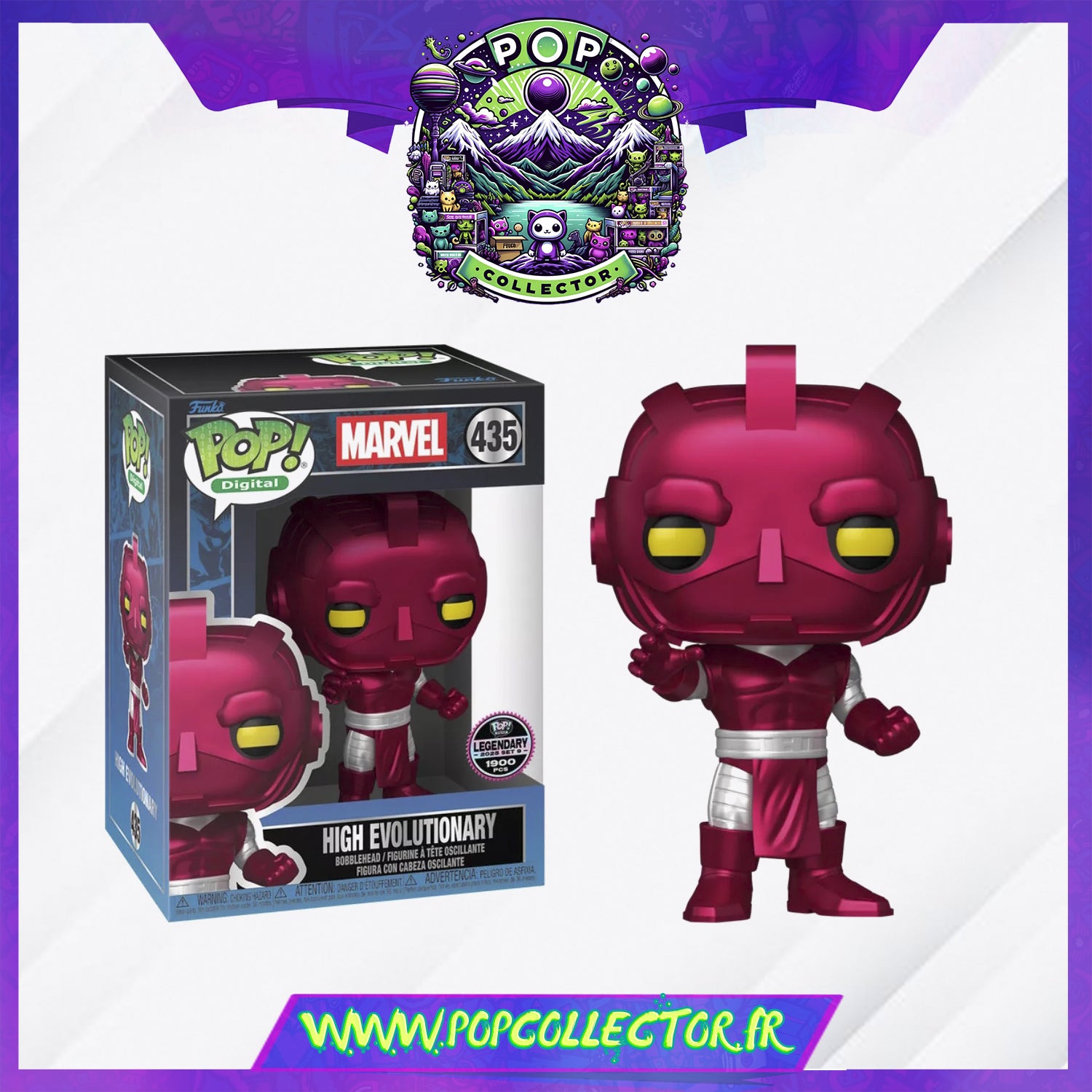 Funko Pop NFT Marvel Avengers - 435 High Evolutionary - 1203