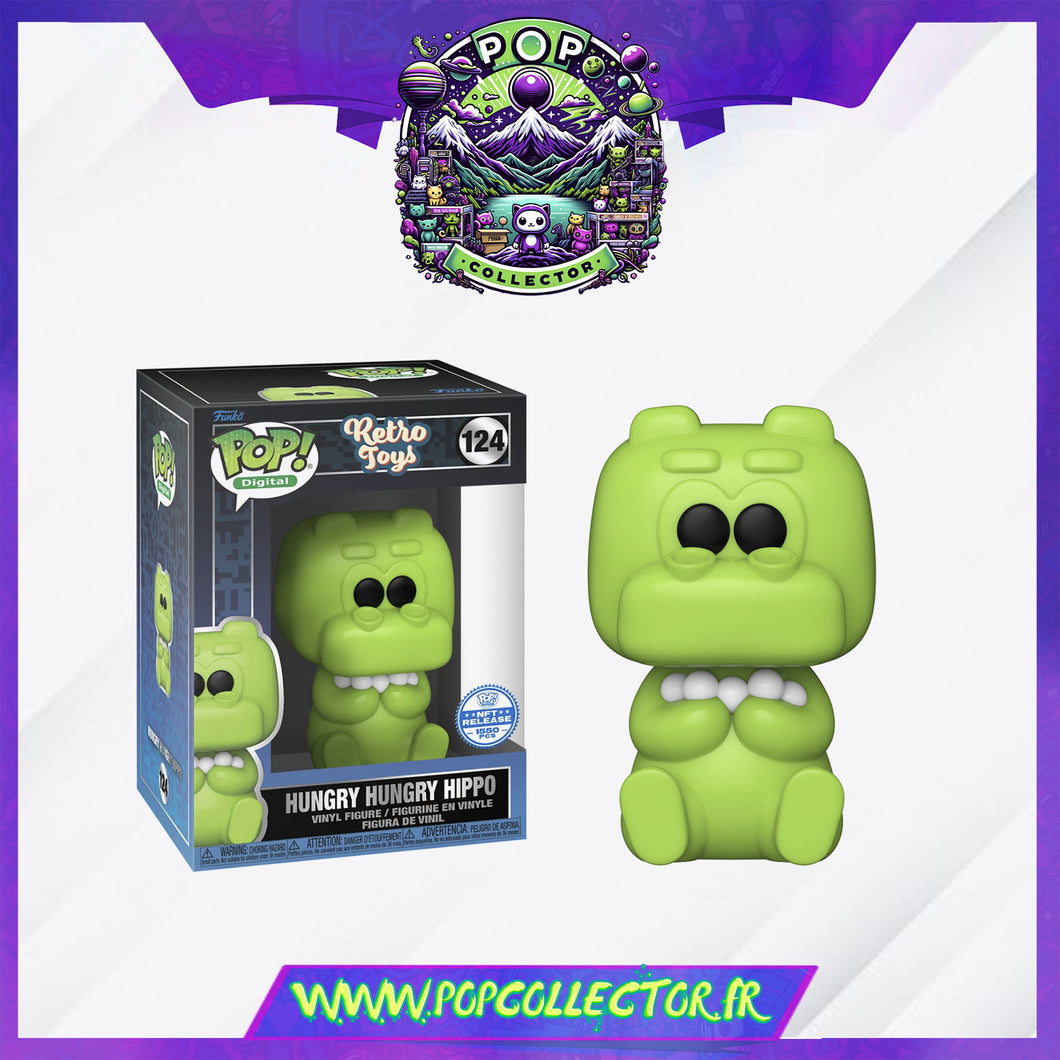 Funko Pop NFT Retro Toys - 124 Hungry Hungry Hippo - 1550 Pieces