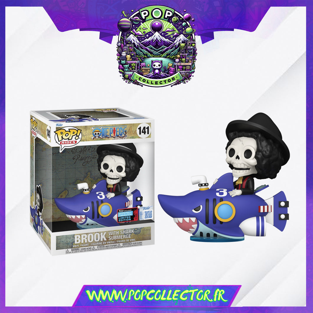 Funko Pop One Piece 141 Brook with Shark Submerge – Pop Collector