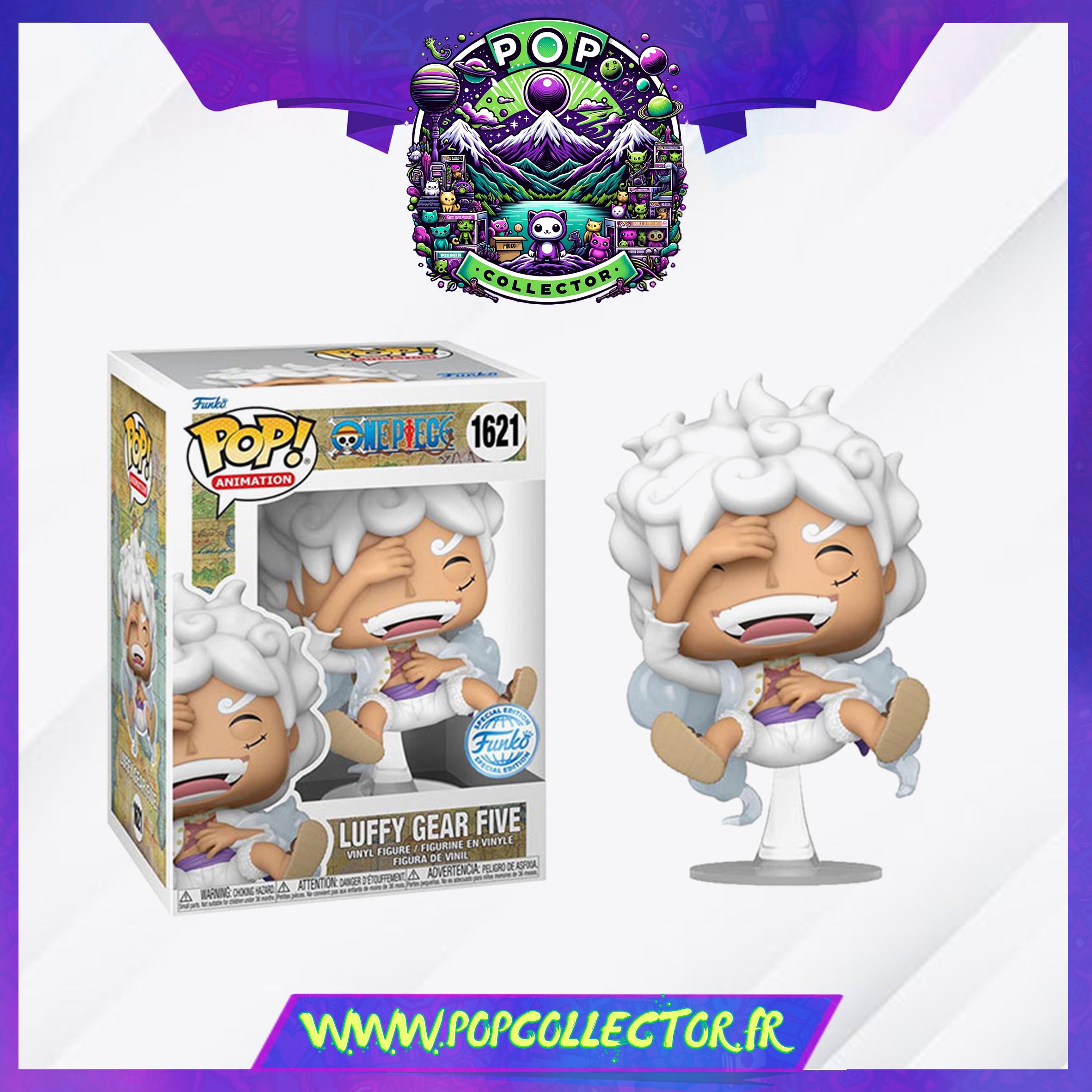 Funko Pop One Piece 1621 Luffy Gear Five Laughing – Pop Collector