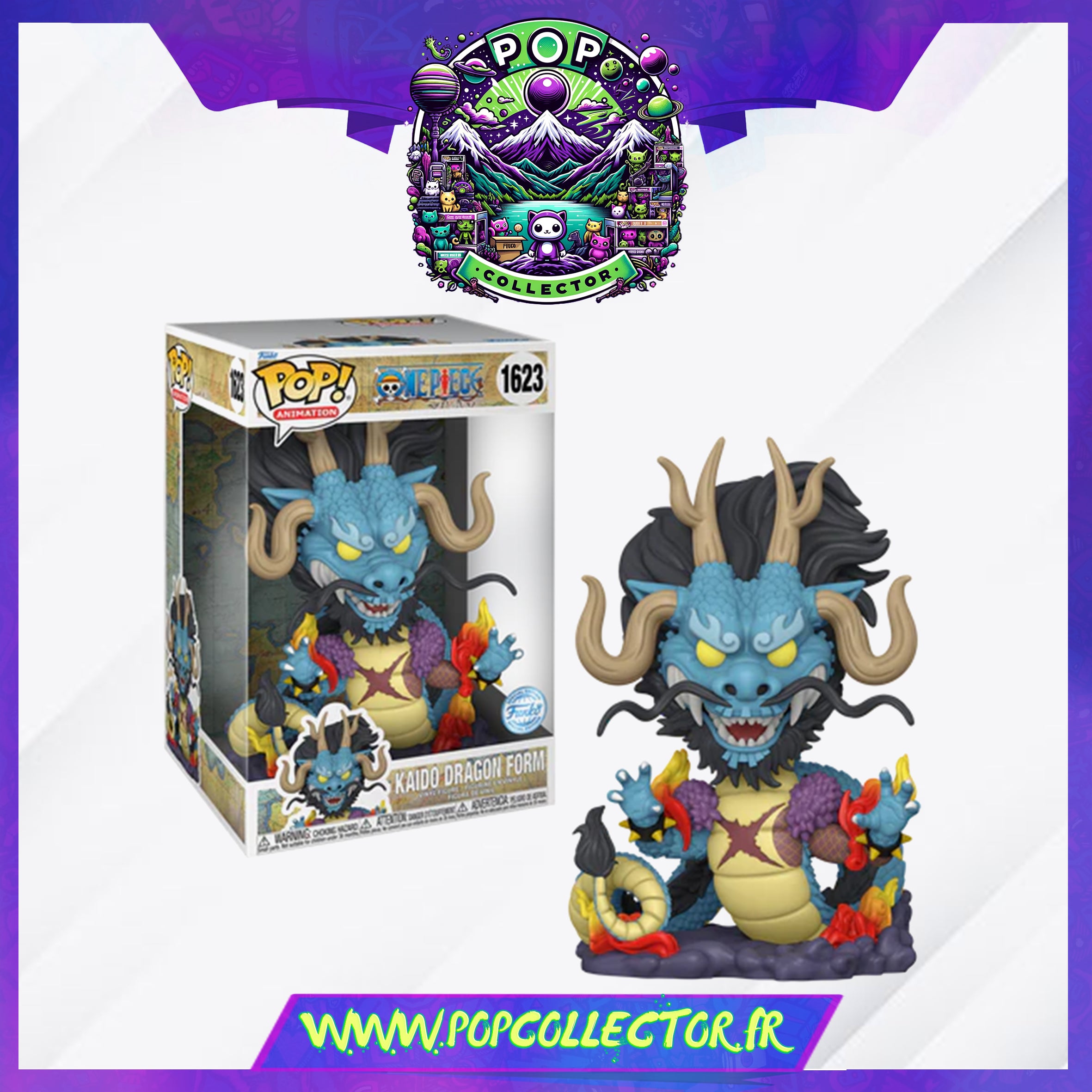 Funko POP! ONE PIECE カイドウ 龍形態 1623 Funko Pop One Piece 1623 Kaido as Dragon – Pop Collector / Magasin