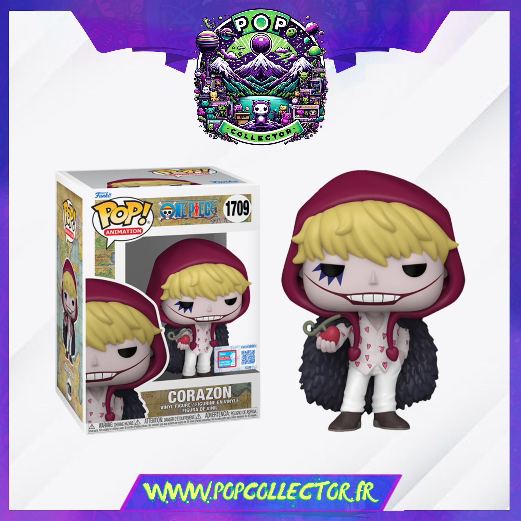 Funko Pop One Piece 1709 Corazon – Pop Collector / Magasin Funko Pop &  Loungefly