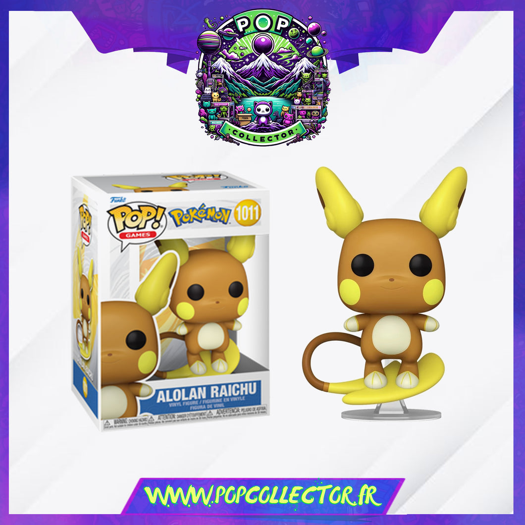 Funko Pop Pokemon 1011 Alolan Raichu EMEA