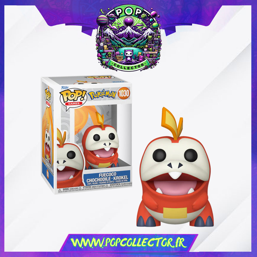 Funko Pop Pokemon 1030 Fuecoco Chochodile Krokel