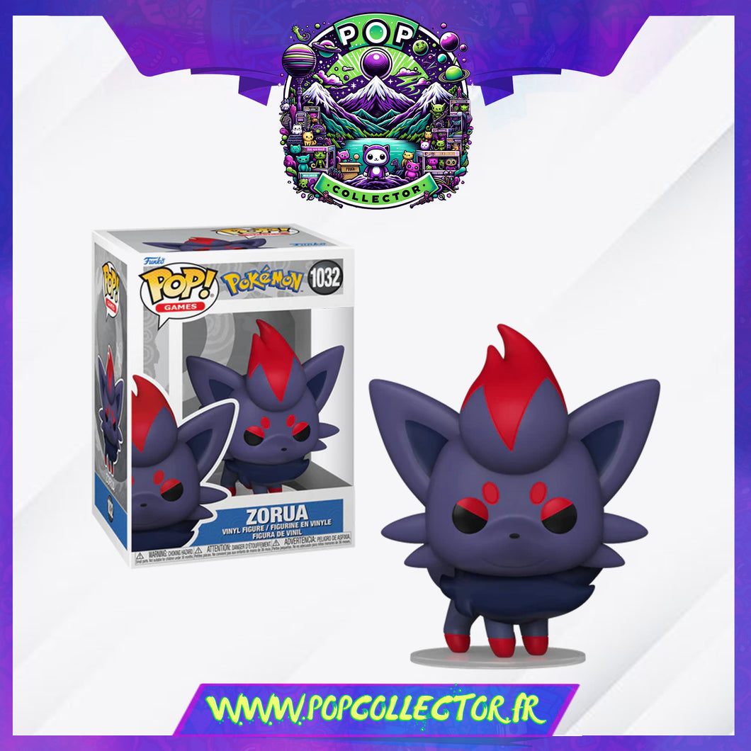 Funko Pop Pokemon 1032 Zorua EMEA