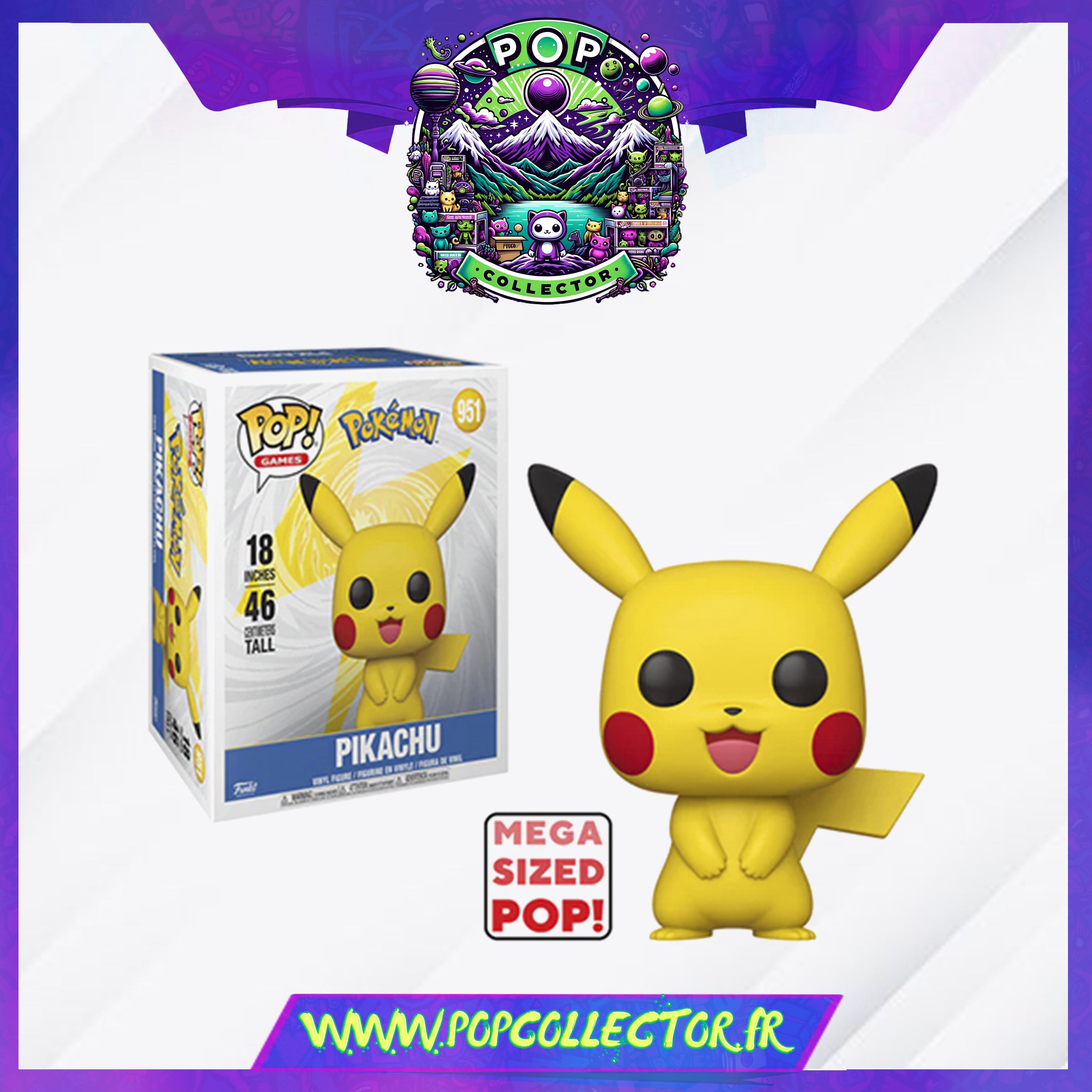 COLECCIONISTAS POP Funko Pop Pokemon 553 Pikachu Flocado Zaavi