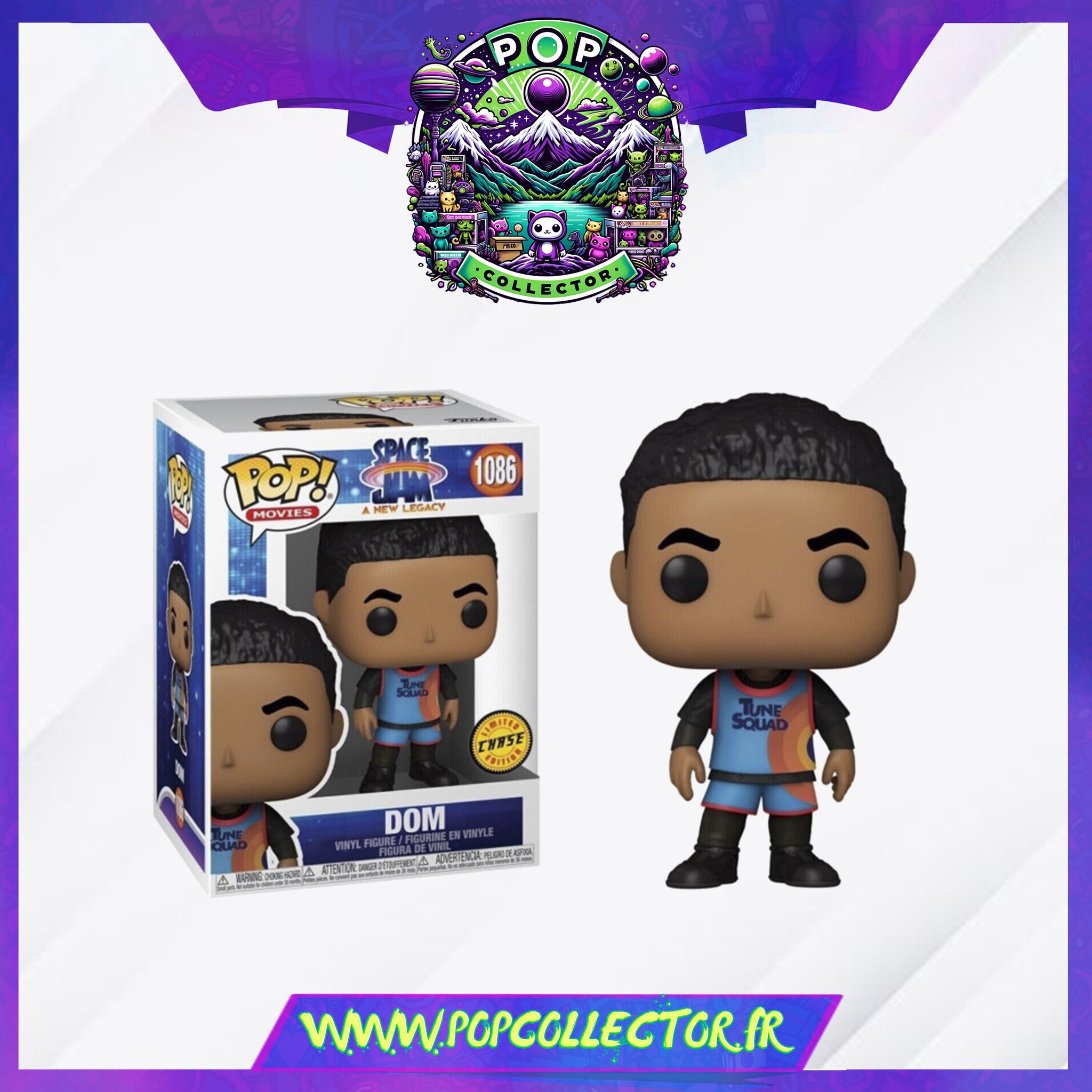 Funko Pop Space Jam 1086 Dom Chase – Pop Collector / Magasin Funko