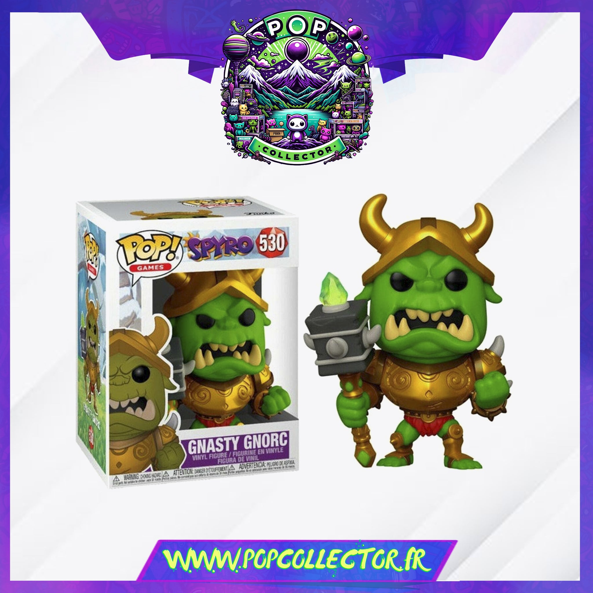 Funko Pop! Games: Spyro - Gnasty Gnorc Collectible Vinyl Figure 3.75 Inches