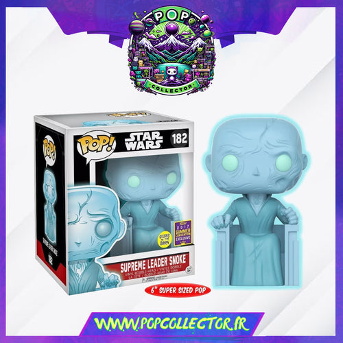 Funko Pop Star Wars 182 Suprem Leader Snoke GITD Holographic