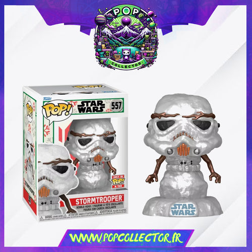 Funko Pop Star Wars Christmas Snowman Stormtrooper 557 Metallic