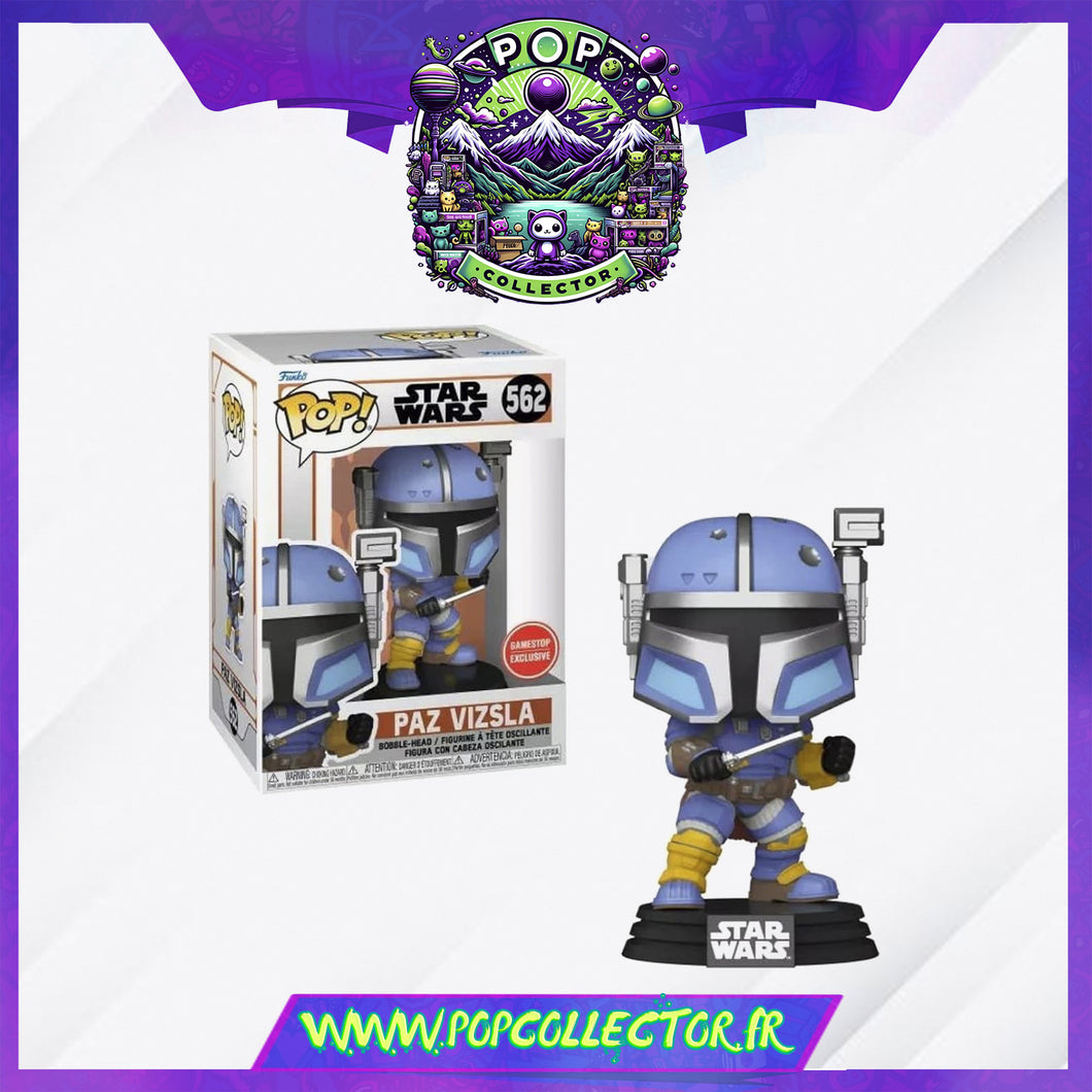 Funko Pop Star Wars Mandalorian 562 Paz Vizsla Gamestop – Pop