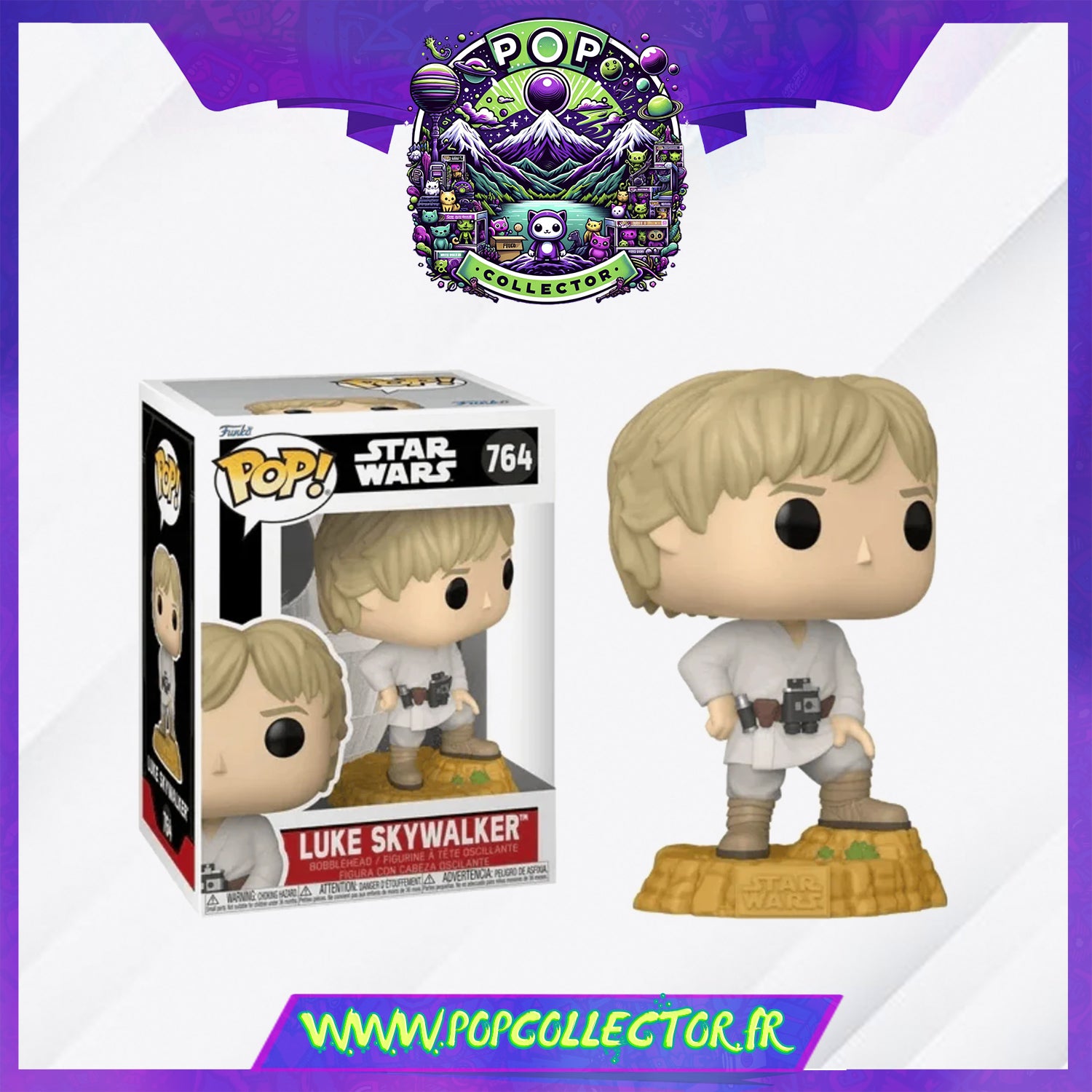 Funko Pop Star Wars 764 Luke Skywalker – Pop Collector
