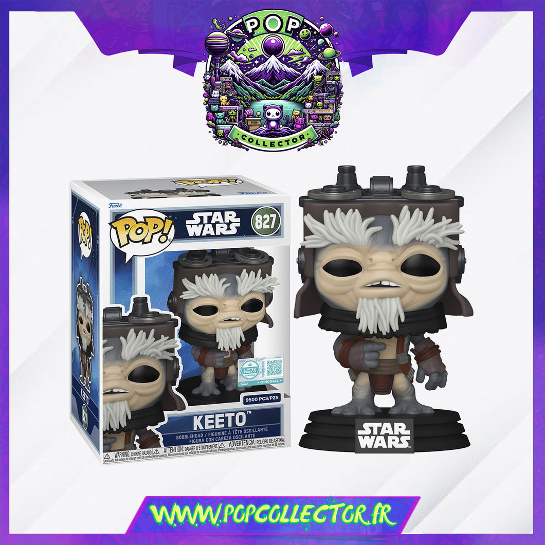Funko POP! Star Wars KEETO 827 アンゼラン Funko Pop Star Wars 827 Keeto Limited 9500 Pcs – Pop Collector