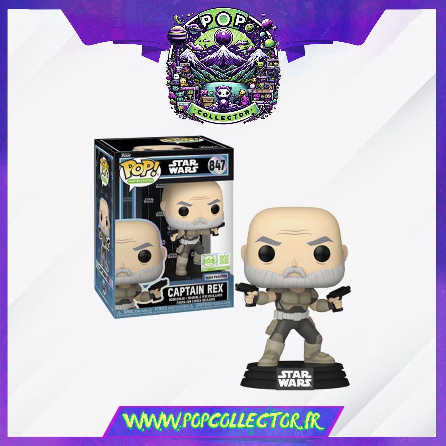 Funko Pop Star Wars 847 Captain Rex Limited 5000 Pcs Septembre