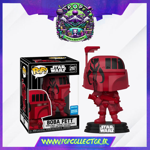 Funko Pop Star Wars Boba Fett 297 Art Red