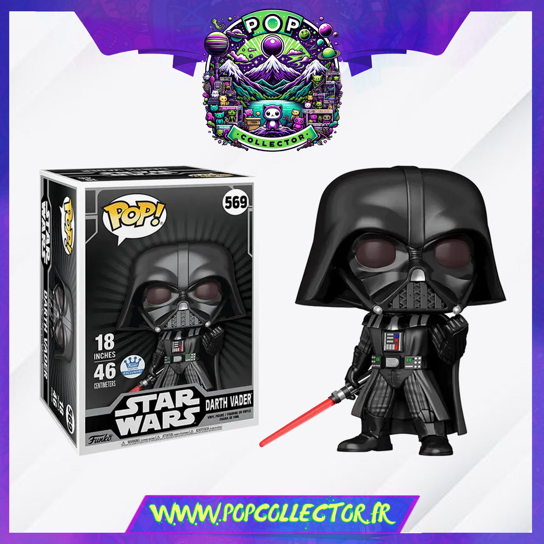 Funko Pop Star Wars 569 Darth Vader - 18 Pouces - 46 Cm