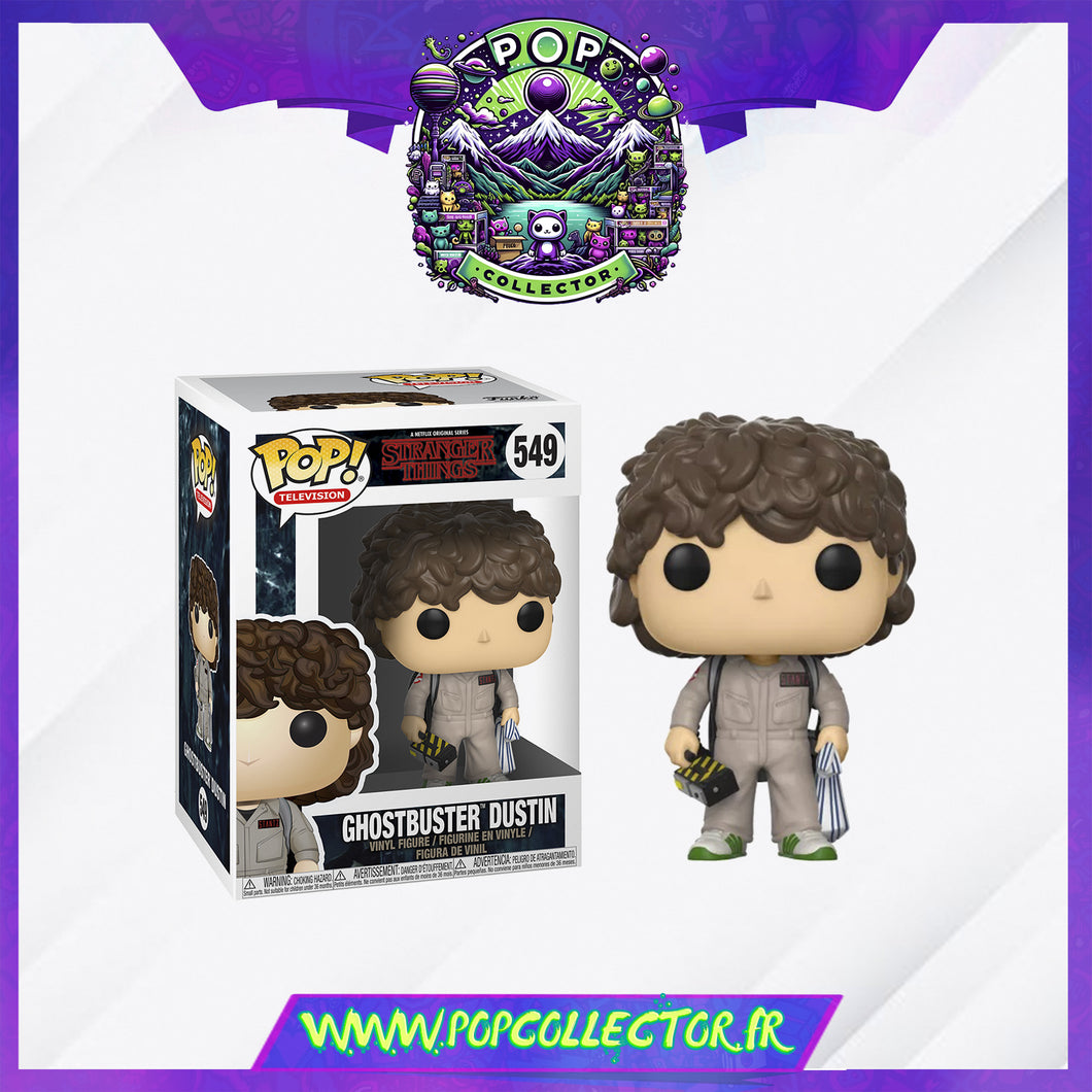Funko Pop Stranger Things 549 Ghostbuster Dustin – Pop Collector