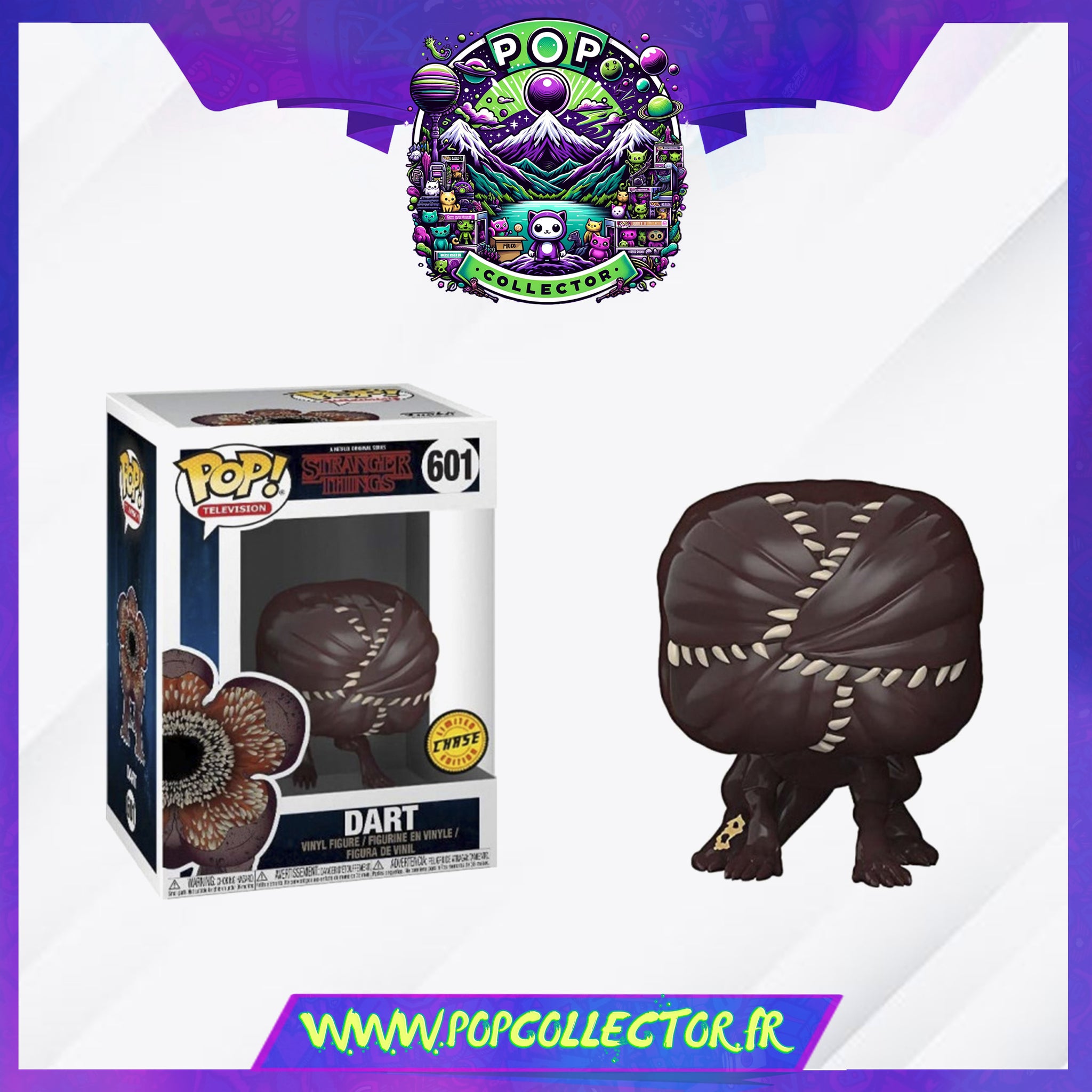 Chase Stranger Things Dart Pop Funko Pop Dart 601 CHASE Stranger