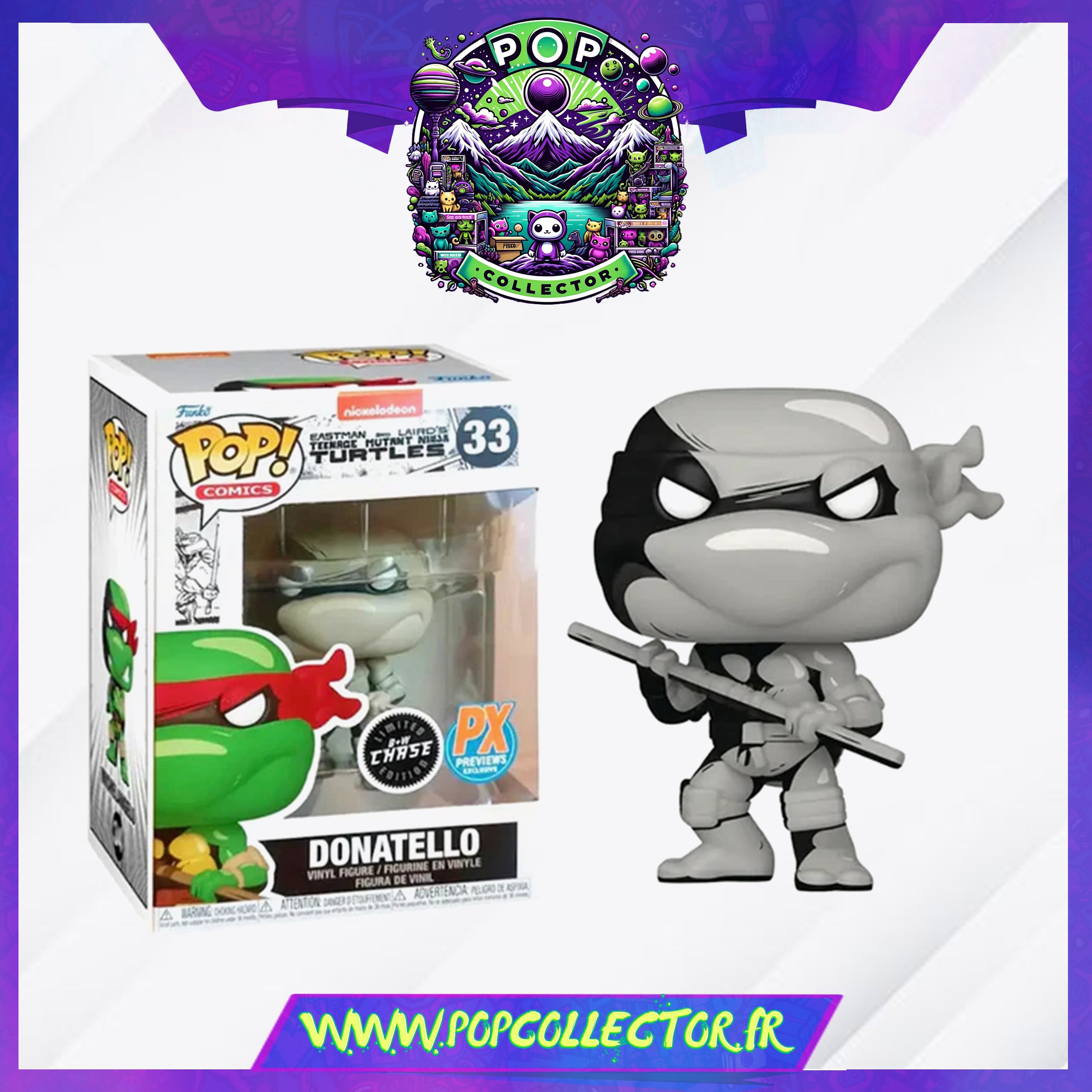 Funko Pop Ninja Turtles 33 Donatello Chase – Pop Collector