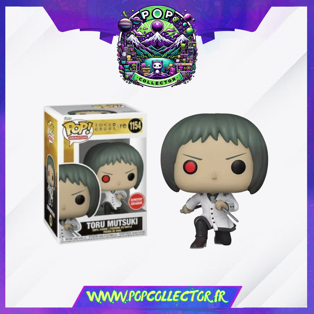Funko POP! & Tee: Tokyo Ghoul: Re - Tooru - Large - (L) - T-shirt - Vêtements avec figurine de collection en vinyle - Idée cadeau - Jouet et haut à manches Funko POP! & Tee: Tokyo Ghoul: Re - Tooru - Large - (L) - T-shirt - Vêtements avec figurine de collection en vinyle - Idée cadeau - Jouet et haut à manches