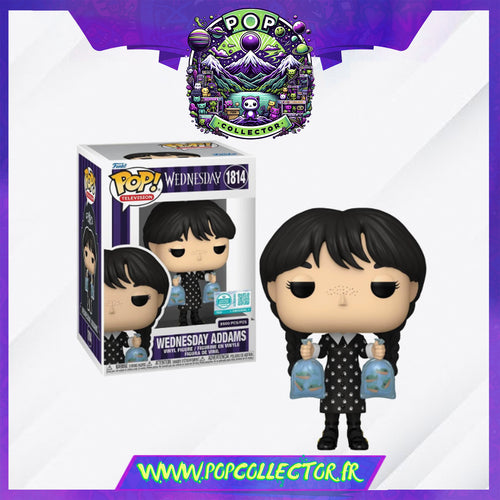 Funko Pop Addams Family 1813 Wednesday With Piranhas Limited 9500 Pcs