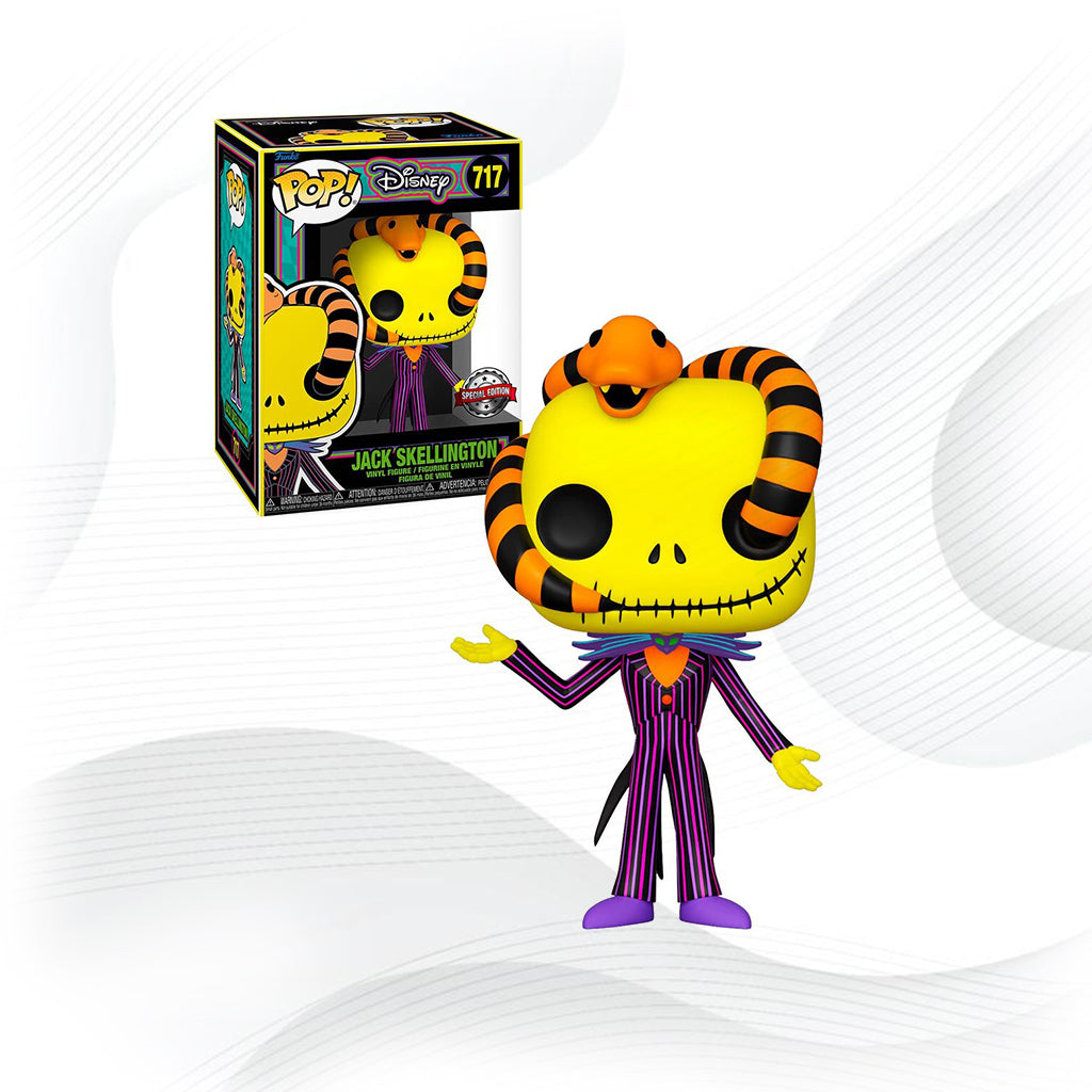 Funko Pop Blacklight Jack Skellington Snake 717