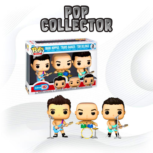 Funko Pop 3 Pack Blink 182 - MARK HOPPUS / TRAVIS BARKER / TOM DELONGE