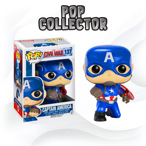 Funko Pop Marvel Civil War 137 captain America