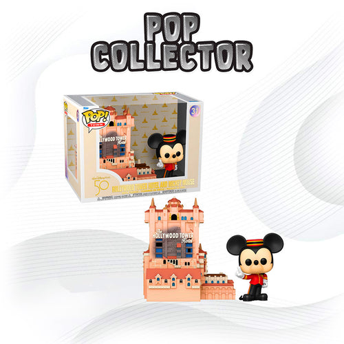 Funko Pop Disney Hollywood Tower Hotel and Mickey Mouse 31