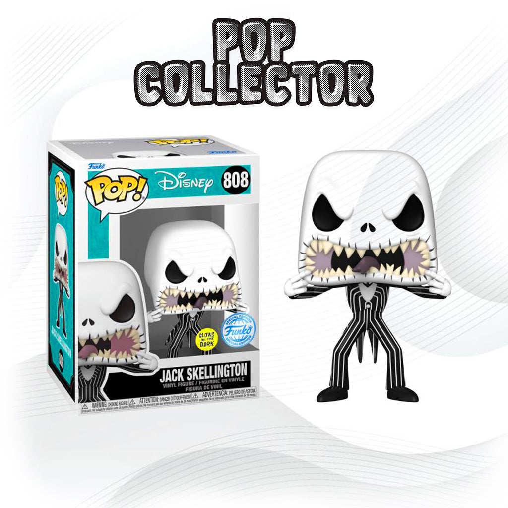 Funko Pop Tim Burton Jack Skellington 808 Glow