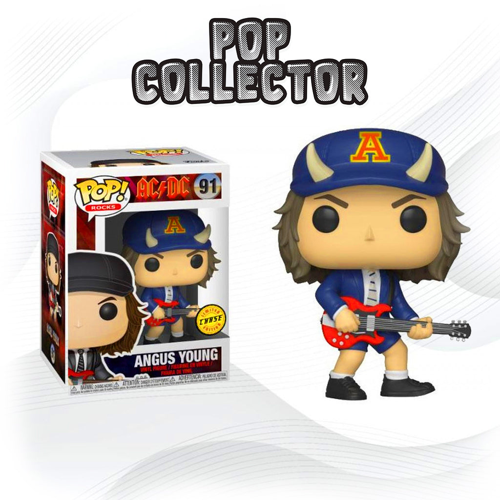 Funko Pop Rock ACDC 91 Angus Young Chase