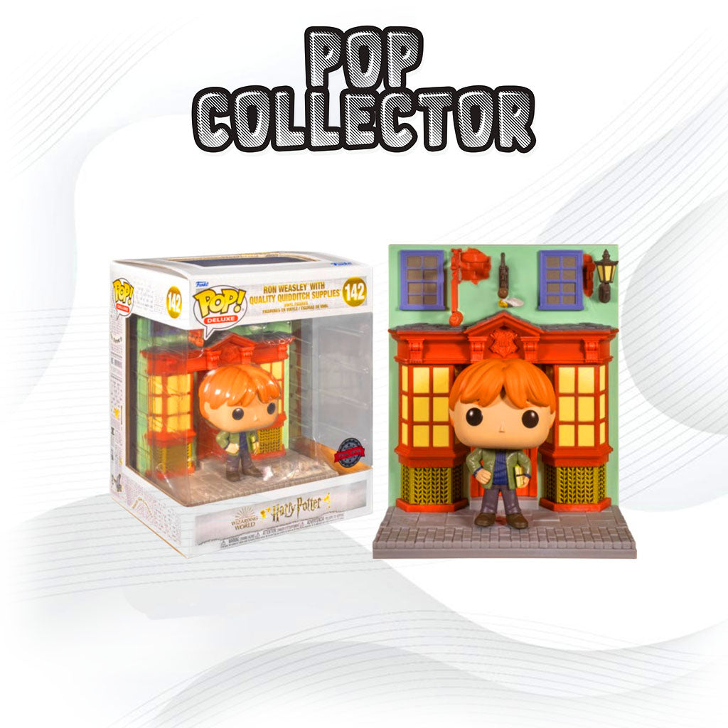 Funko Pop Harry Potter 142 Diagon Alley - Ron with quality quidditch 142