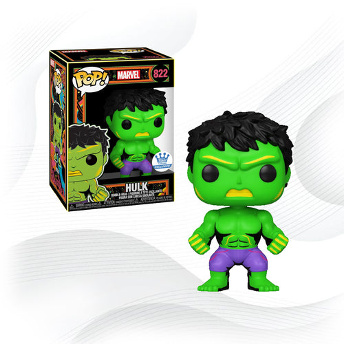 Funko Pop Blacklight Marvel 822 Hulk