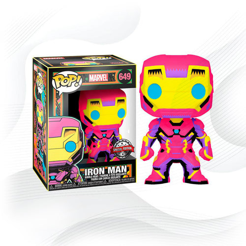 Funko Pop Blacklight Marvel 649 Iron Man