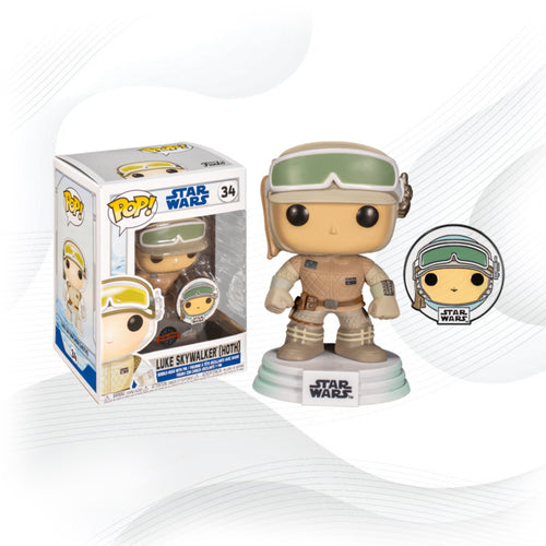 Funko Pop Star Wars Luke Skywalker 34 + badge