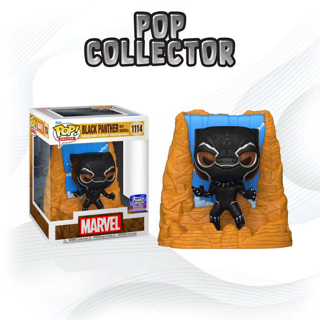 Næsten Afhængighed Kompleks Funko Pop Marvel Deluxe Black Panther With Waterfall 1114 Funko Hollyw – Pop  Collector / Magasin Funko Pop / Loungefly / Soda