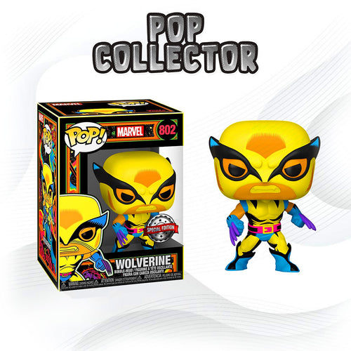 Funko Pop Marvel Blacklight 802 Wolverine