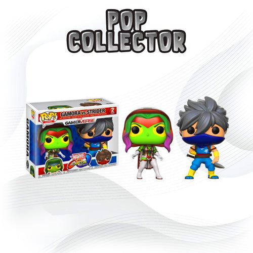 Funko Pop Marvel Vs Capcom 2 Pack Gamora Vs Strider