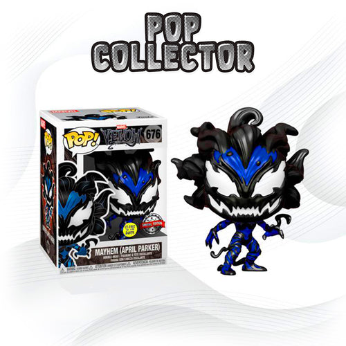 Funko Pop Marvel Venom 676 Mayhem April Parker Glow