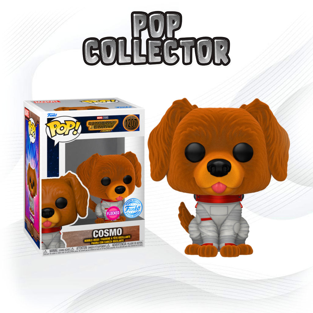 Funko Pop  Guardians Of The Galaxy 1207 Cosmo Dog Flocked