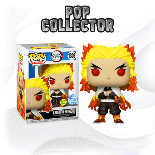 Funko Pop Demon Slayer 1308 Kyojuro Rengoku Glow