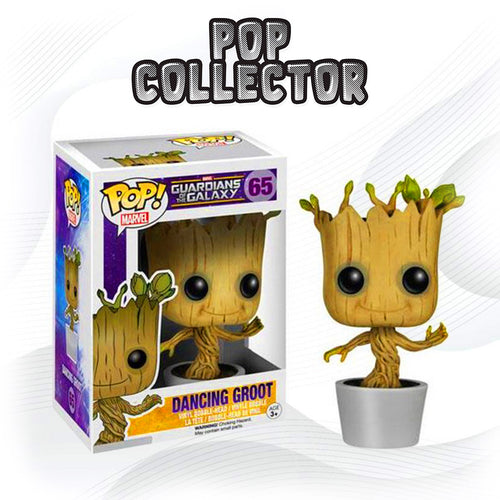 Funko Pop Guardians Of The Galaxy 65 Dancing Groot Blanc