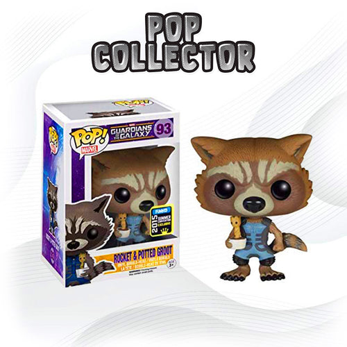 Funko Pop Guardians Of The Galaxy 93 Rocket & Potted Groot