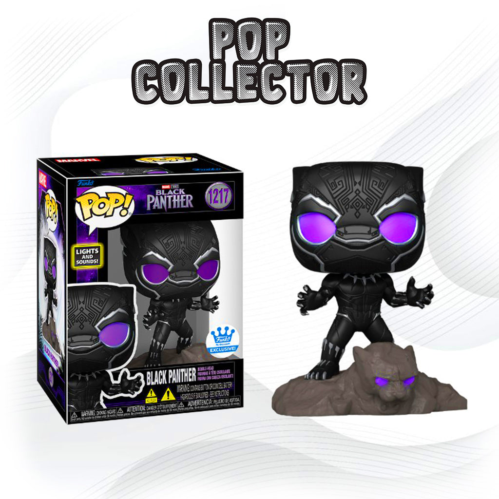 Funko Pop Marvel 1217 Black Panther Lights And Sounds