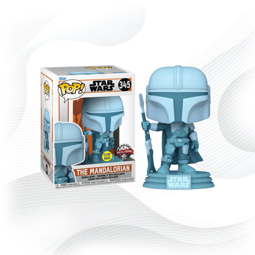 Funko Pop Star Wars The Mandalorian Spirit 345 GITD