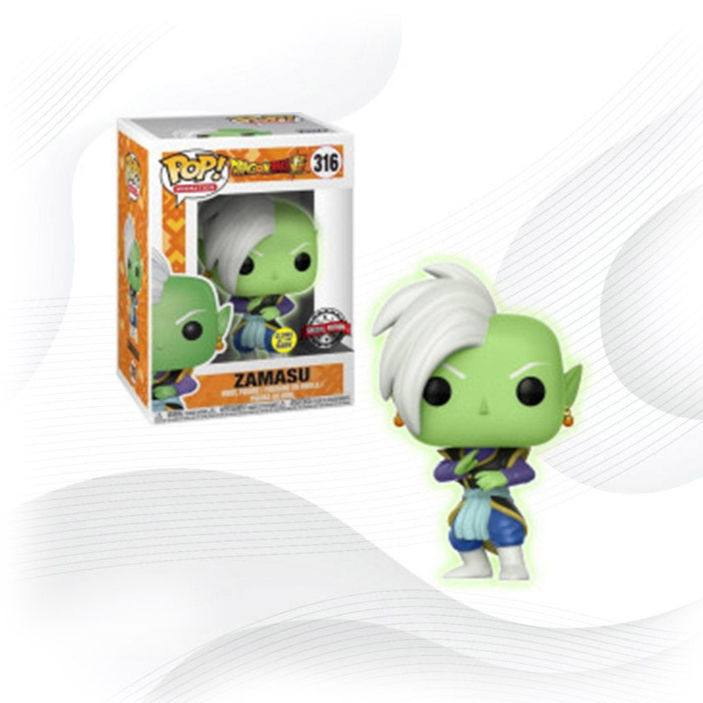 Funko Zamasu Funko Pop DBZ Dragon Ball Z Zamasu Glow 316 – Pop Collector